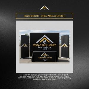 10'x10' BOOTH - OPEN AREA (25% DEPOSIT)