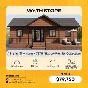 A Prefab Tiny Home - 797ft.² (Luxury Premier Collection)