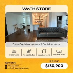 Glass Container Homes - 3 Container Home