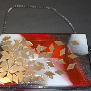 Broken Mirror Clutch Purse