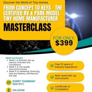 DWoTH - From Concept to Keys – The Certified RV & Park Model Tiny Home Manufacturer Masterclass